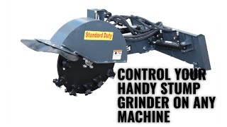 #182 - Handy Stump Grinder on a Skid Steer | Watch It Work
