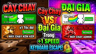 Cày Chay 🆚 Đại Gia Trong +1 Speed Keyboard Escape! 💸 screenshot 5