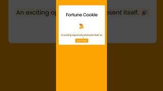 Fortune Cookie #javascriptproject