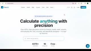 🧮 Calculat.online – 1000+ Free Online Calculators for Math, Finance, Health & More screenshot 5