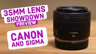 Canon 35mm EF 1.4 II VS Sigma Art 1.4 lens (Shot On Canon EOS R)