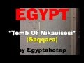 EGYPT 836 - Tomb of NIKAUISESI - (by Egyptahotep)