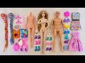Unboxing Barbie Family Playset, Doll Dressup Set Toys ASMR | Toys Review 