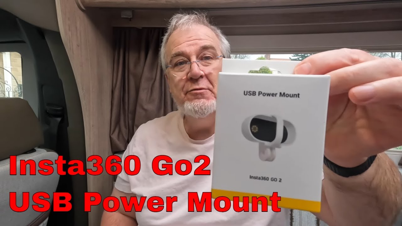 Insta360 Go2 USB Power Mount - USB C connectivity on Macs and more