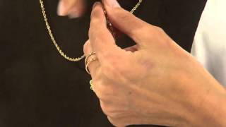 EternaGold Adjustable Perfectina Necklace 14K Gold, 1.6g with Antonella Nester
