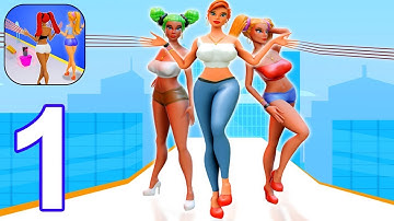 Nail Woman: Baddies Long Run, High Women Nails - Gameplay Part 1 All Levels 1-7 (Android, iOS)