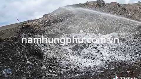 Phun khử mùi tại Bãi rác bằng Sản phẩm BIOSTREME9442F