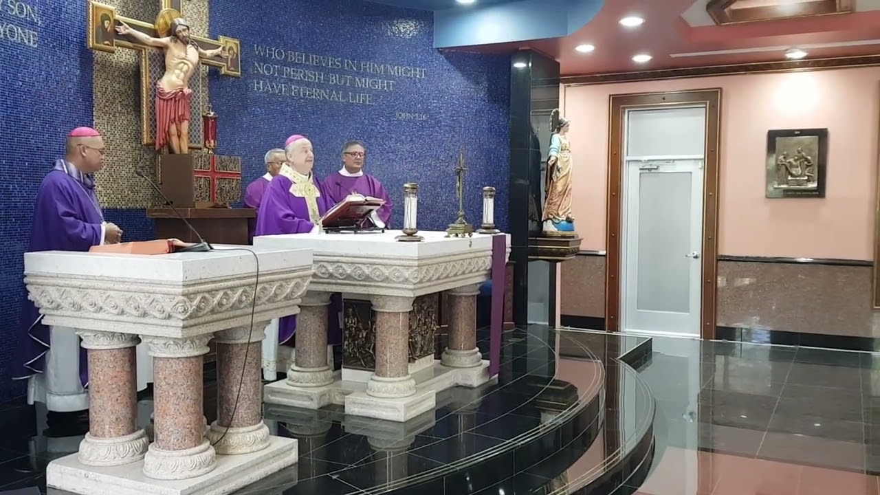 Apostolic Nuncio celebrates Mass on Guam, March, 2025.