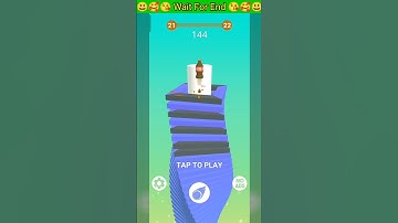 STACK Ball Game Gameplay Level-20,21 Complete 💯 #stackball #viralgame #trendinggame #shortsvideo