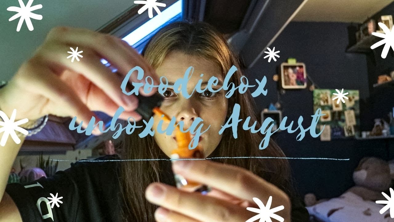 GOODIEBOX unboxing August - NOT sponsored