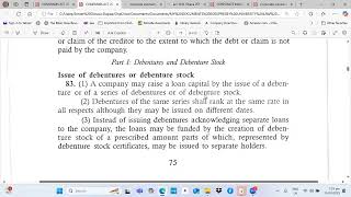 COMPANY LAW IN GHANA- CORPORATE FINANCE -  DEBENTURES (1)