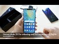 Huawei Mate 20 Pro unboxing and first imrpessions | English