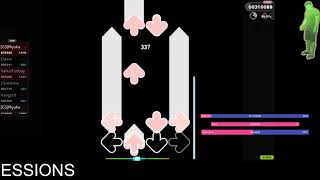 [osu!mania/Liveplay] Kurokotei - Galaxy Collapse [Cataclysm Hypernova] +DT 887k 96.94% 811pp