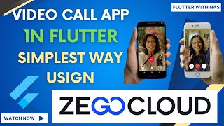 Make A Calling App In Flutter With Zegocloud In Just A Few Lines Of Code!