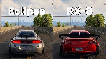 NFS Unbound: Mitsubishi Eclipse GSX vs Mazda RX8 Spirit R - WHICH IS FASTEST (Drag Race)