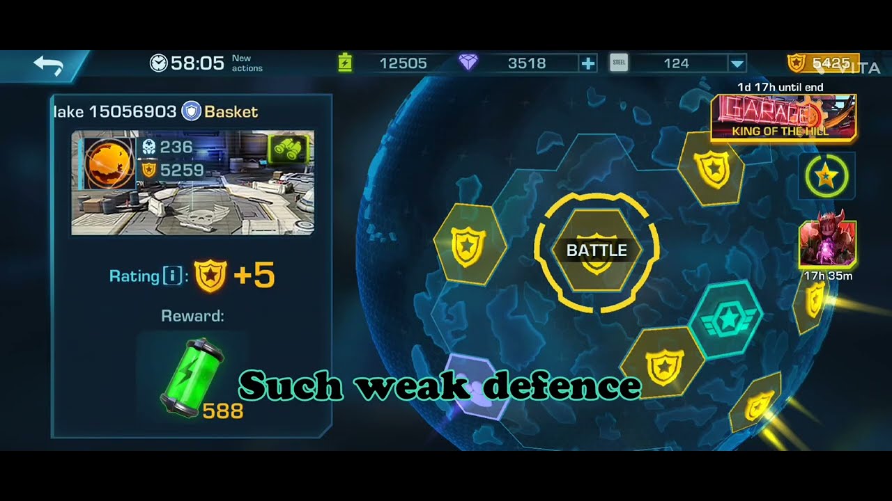 Weak defence High Trophy Level. Evolution 2 Battle for Utopia
