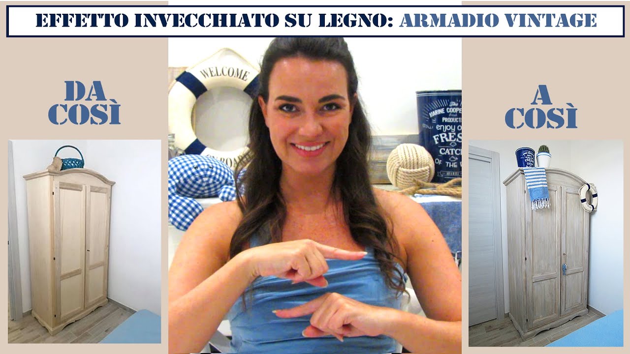 Libreria A Parete In Legno Invecchiato Vintage Wild - Foto 3