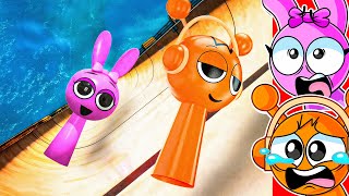 Sprunki Vs 1,000,000 Feet Fall