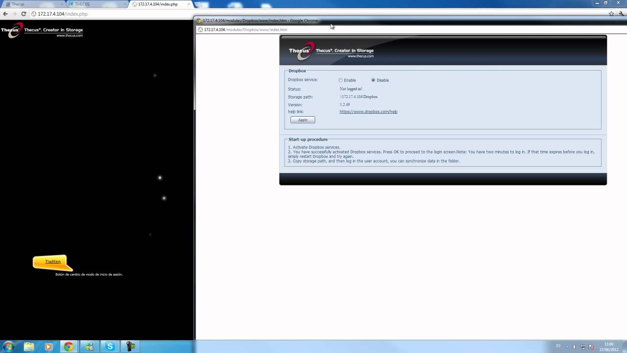 Sincroniza tu NAS Thecus con DropBox