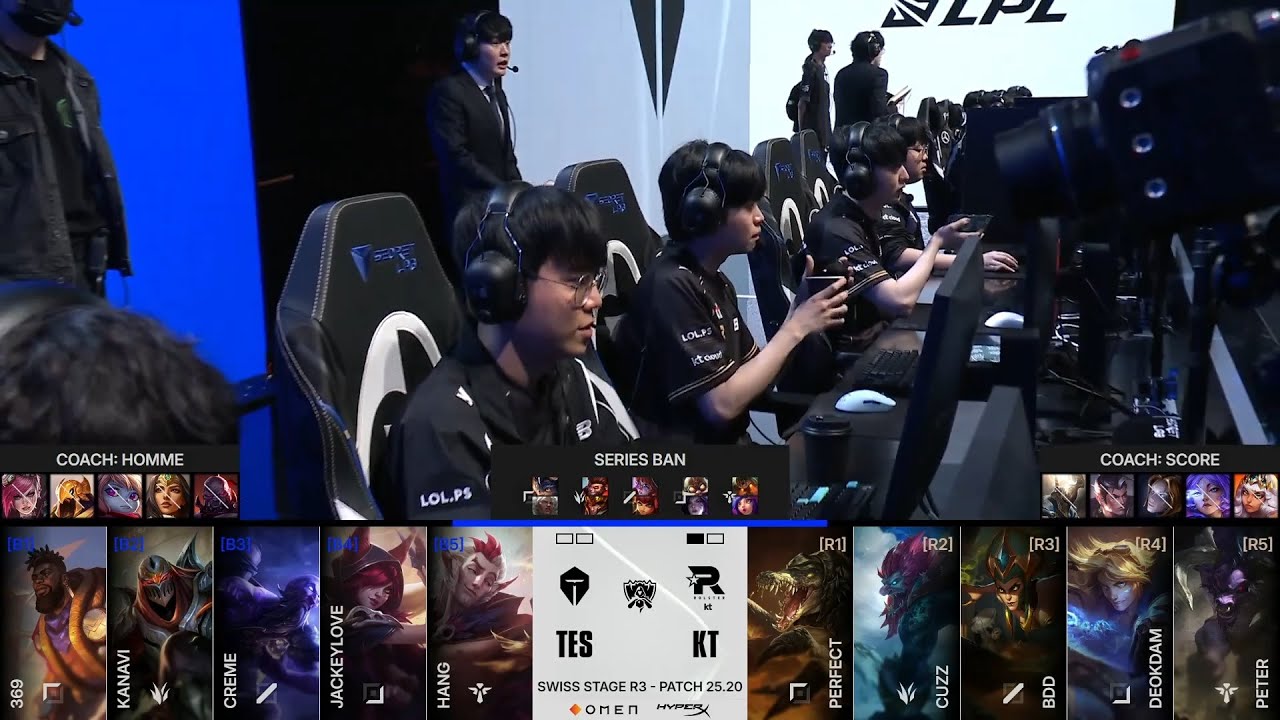 【2025全球總決賽】瑞士輪 第三日 KT vs TES #2