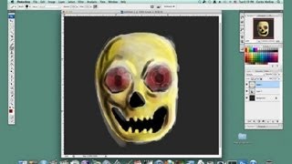 How to Make a Skull Made Out of a Treasure in Photoshop : Basic Drawing in Photoshop screenshot 3