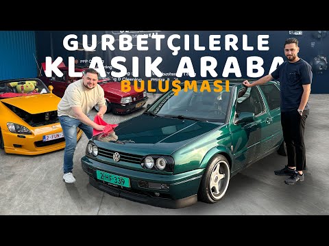 Gurbetçiler İle Klasik Araba Etkinliği - BMW E36 M3 VW Golf VR6 MERCEDES 190 SL500 HONDA S2000