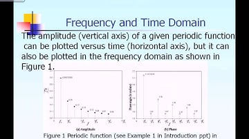 Lecture 5: Fourier Transform Pair: Frequency & Time Domain Part 1 of 3