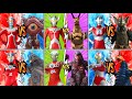 ULTRASEVEN VS GAN-Q, ULTRAMAN TARO VS GUDON, ウルトラマン VS TYRANT, LEO VS BEMSTAR #ウルトラマン #ultraman