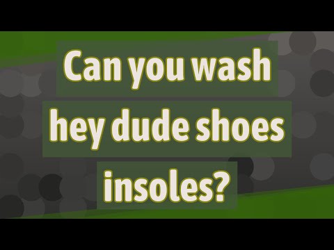 Can you wash hey dude shoes insoles?