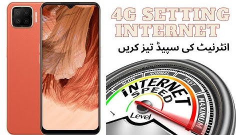 Oppo F17 4G Internet setting slow Download solution Hindi Urdu