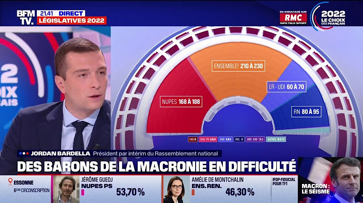Jordan Bardella (RN): "On n'est pas la béquille d'Emmanuel Macron"