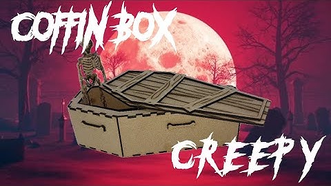 Assembling a 3D Laser-Cut Coffin Puzzle: A Must-Watch for Puzzle & Model Builders!