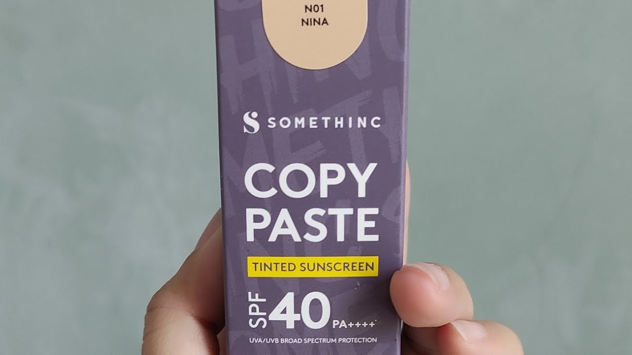 Review Somethinc Copy Paste Tinted Sunscreen shade Nina Setelah 1 Bulan ...