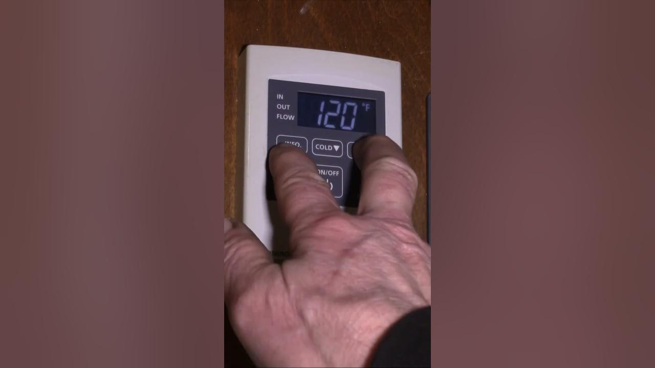 Takagi TH3M Tankless Water Heater Higher Temperature Setting YouTube