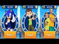 Sonic Dash vs Ben10 Up To Speed vs Vlad and Niki - All Characters Unlocked All Bosses Eggman Zazz