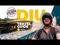 Diu travel guide hindi  22 tourist places  best beaches  budget  stays  bike rentals