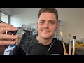 ASMR | Mic brushing with paint brushes