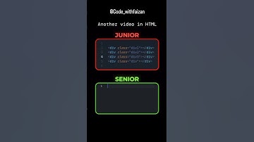 Junior vs Senior code mistake || #html #css