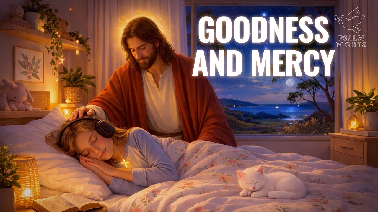 Goodness and Mercy | Calming Peaceful Worship Music for Night Prayer 💖