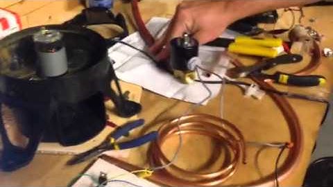 12VSolenoid Valve Hooked Up To Air Compressor and Arduino