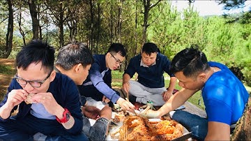 Bữa cơm tại pha đin pass đãi khách quý ở hà nội lên thăm ăn theo kiểu dân dã nhịp sống tây bắc