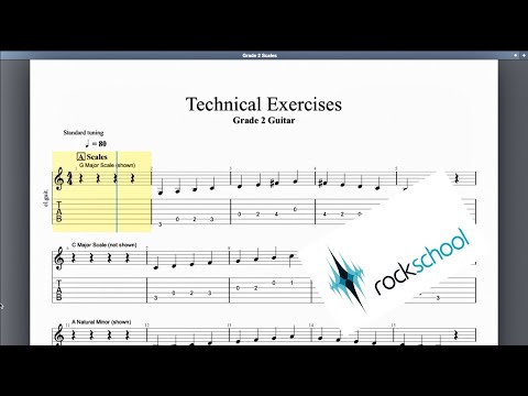 technical-exercises-rockschool-grade-2-guitar