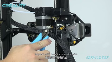 Service tutorial CR 6 SE X&E axis motor wirings replacement