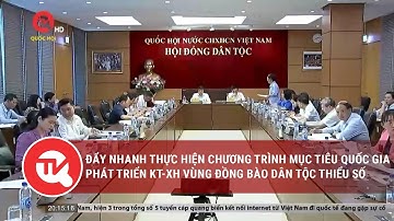 Đẩy nhanh thực hiện chương trình mục tiêu quốc gia phát triển KT-XH vùng Đồng bào Dân tộc thiểu số