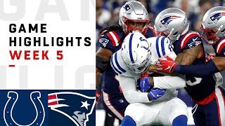 Colts vs. Patriots Week 5 Highlights