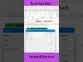 Data entry work super easy in Excel #microsoftexcel #exceltips,#dataentry ,#exceltricks,#excel