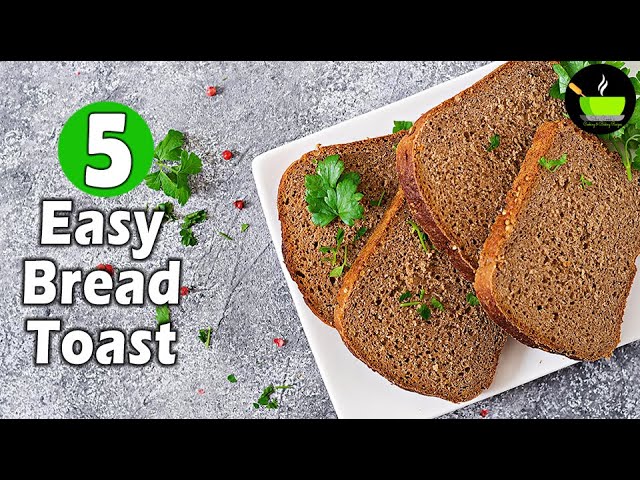 5 Easy Bread Toast Recipes | Bread Recipes | Instant Breakfast Recipes | Quick Snacks Recipes | She Cooks