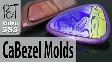 CaBezel Polymer Clay Cabochon and Bezel Molds