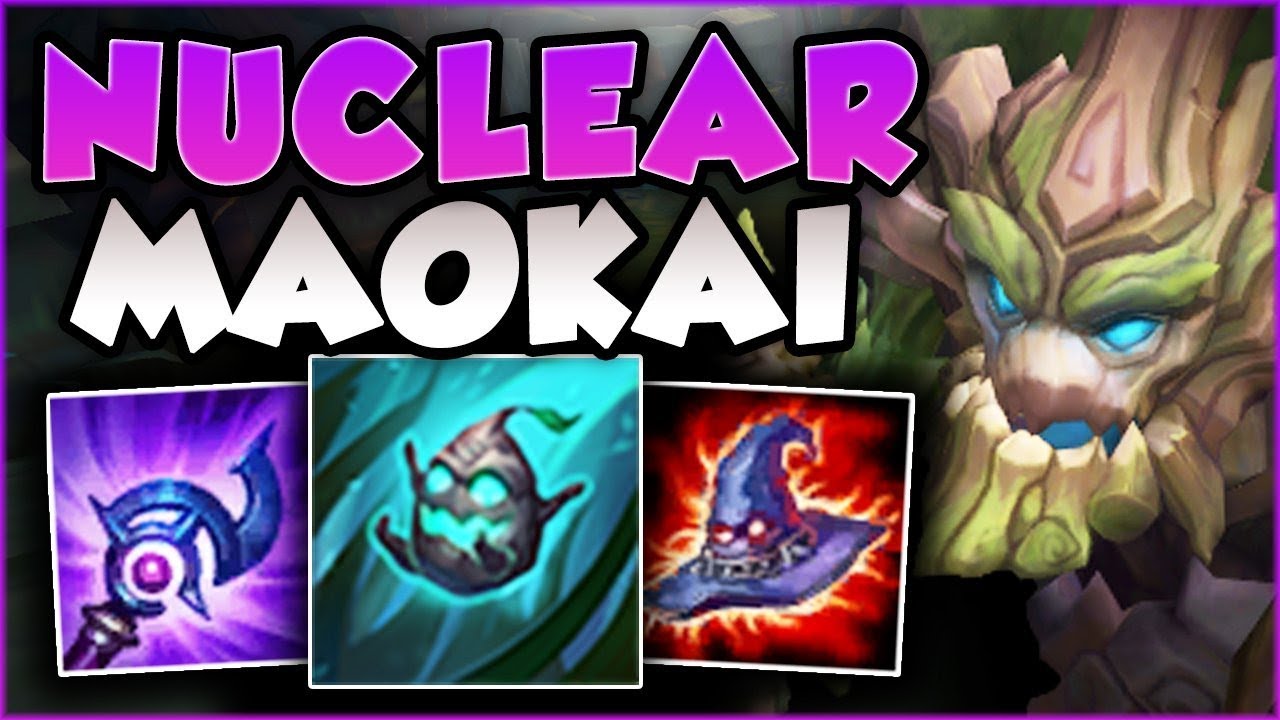 DON'T FACE CHECK BUSHES AGAINST THIS MAOKAI! NUKE MAOKAI IS 100% ABSURD! League of Legends Gameplay