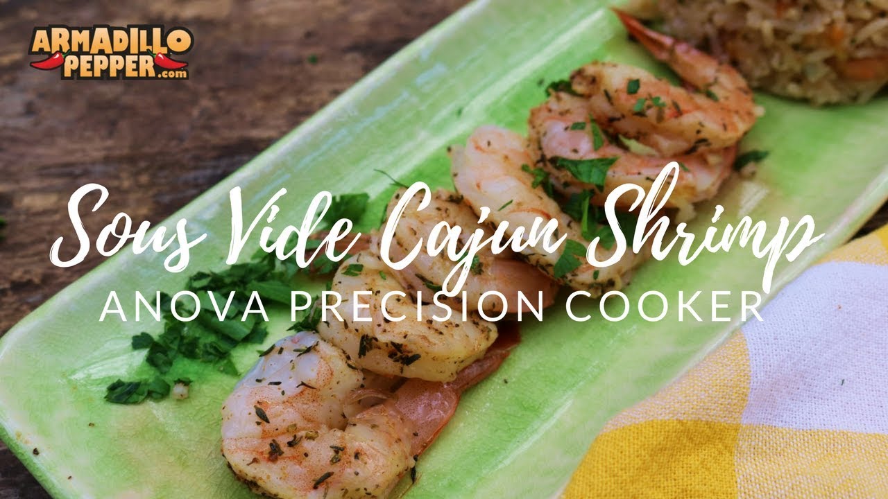 Sous Vide Cajun Shrimp with Rice | How to Make Sous Vide Shrimp with Anova Cooker